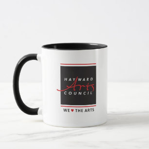 Logo Mug Deluxe du Hayward Arts Council avec noir