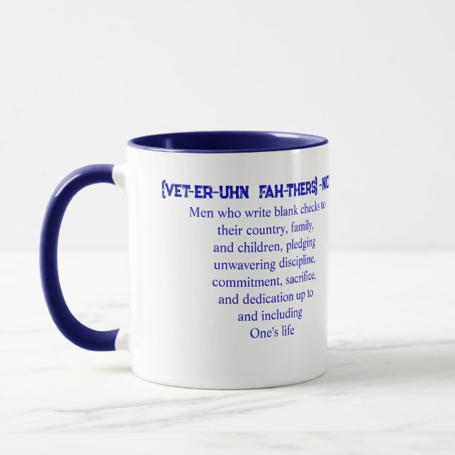 Logo Mug - vet-er-uhn fah-thers (Gauche)