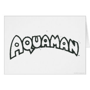 Logo noir Aquaman Grunge 2