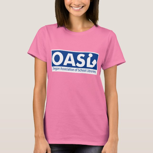 Logo OASL - T-shirt Ringer Melange pour femmes (Devant)