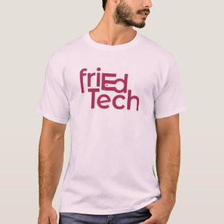 Logo officiel de friEdTech en T-shirt Raspberry