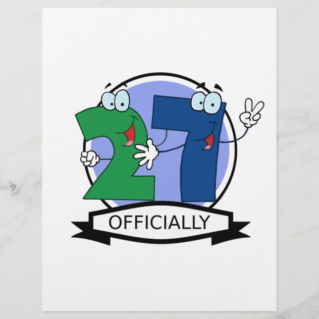 Logo Officiellement 27 Anniversaire (Devant)