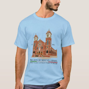 Logo OLMC T-shirt Homme bleu clair