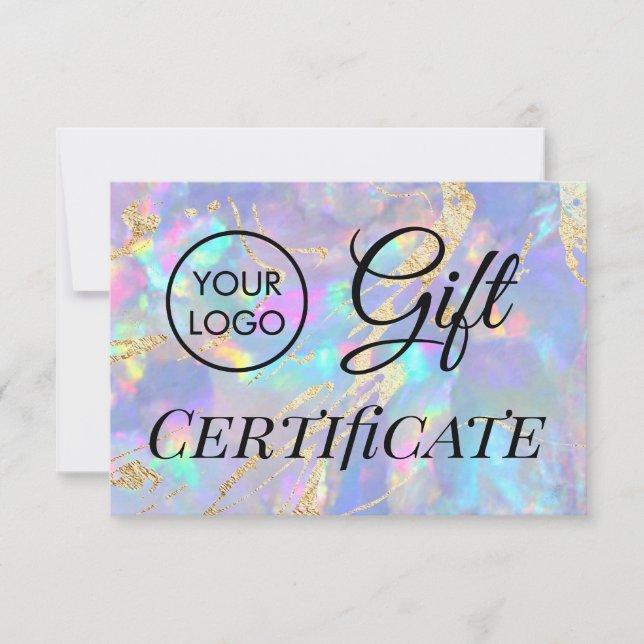 logo opal certificat cadeau (Devant)