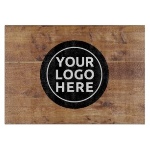 LOGO ou GRAPHIQUE   Planche à découper en verre su