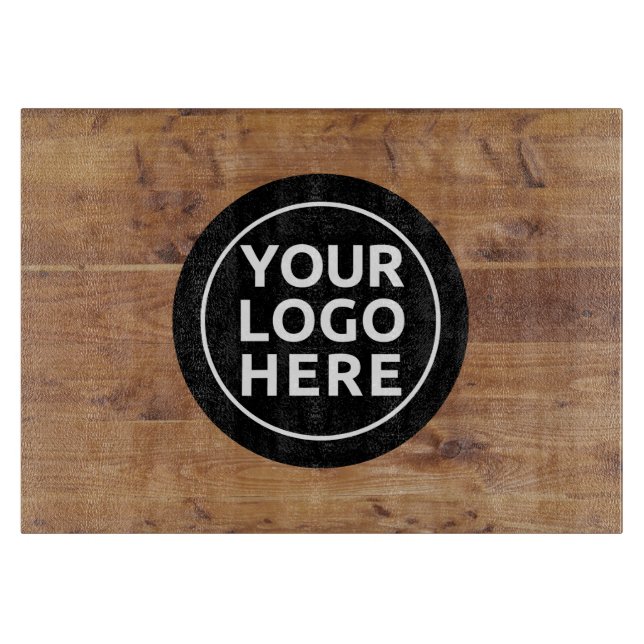 LOGO ou GRAPHIQUE | Planche à découper en verre su (Devant)