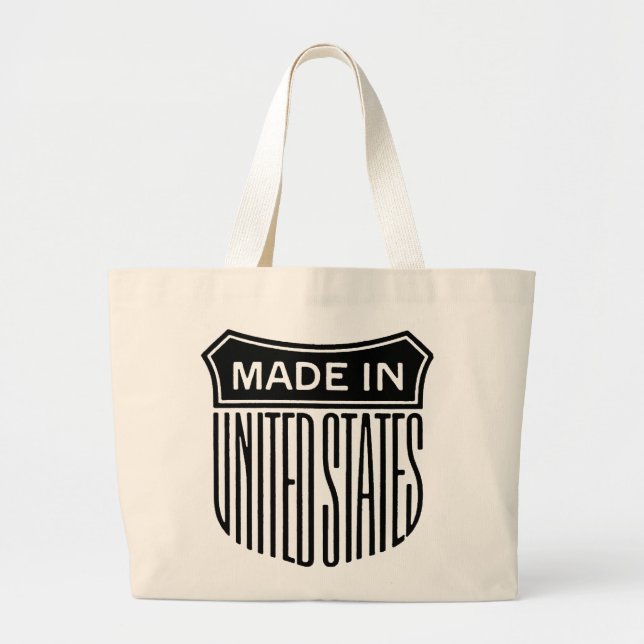 Logo Patriotique vintage Fait En Amérique Sac four (Devant)