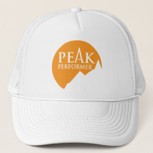 Logo "Peak Performer" casquette casquette orange