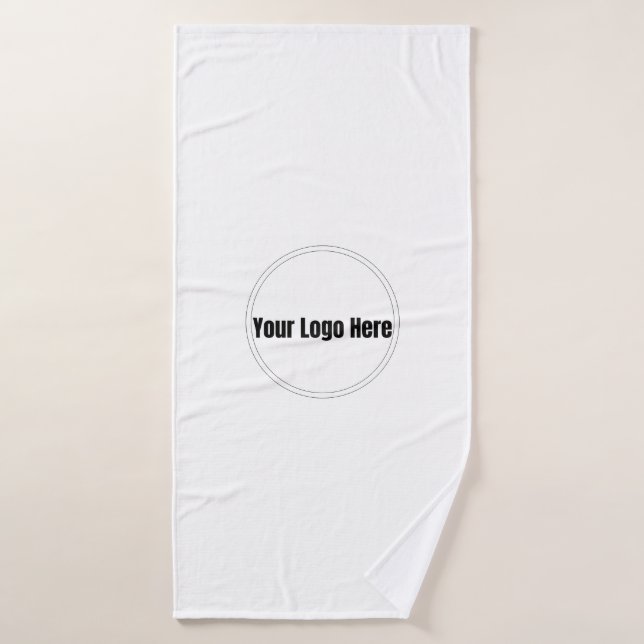 Logo personnalisé (Serviette de bain)