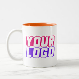 Logo personnalisé 2 tonalités Mug personnalisé