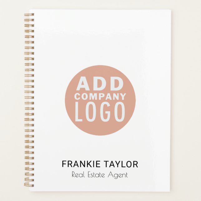 Logo personnalisé Agent immobilier employé Personn (Devant)