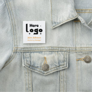 Logo personnalisé Badge Magnétique Employé