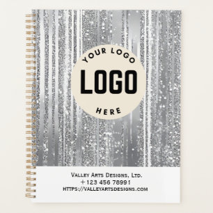 Logo Personnalisé Carnet promotionnel, gris argent