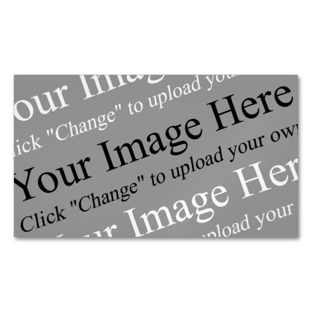 Logo personnalisé Carte de visite magnétique (devant)