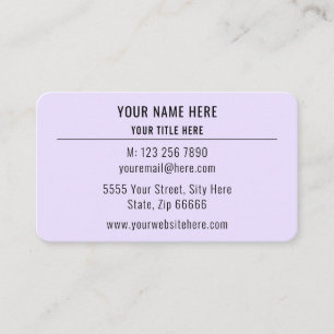 Logo personnalisé Carte de visite vos couleurs et 