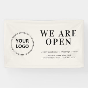 logo personnalisé détail ouvrir la bannière de la