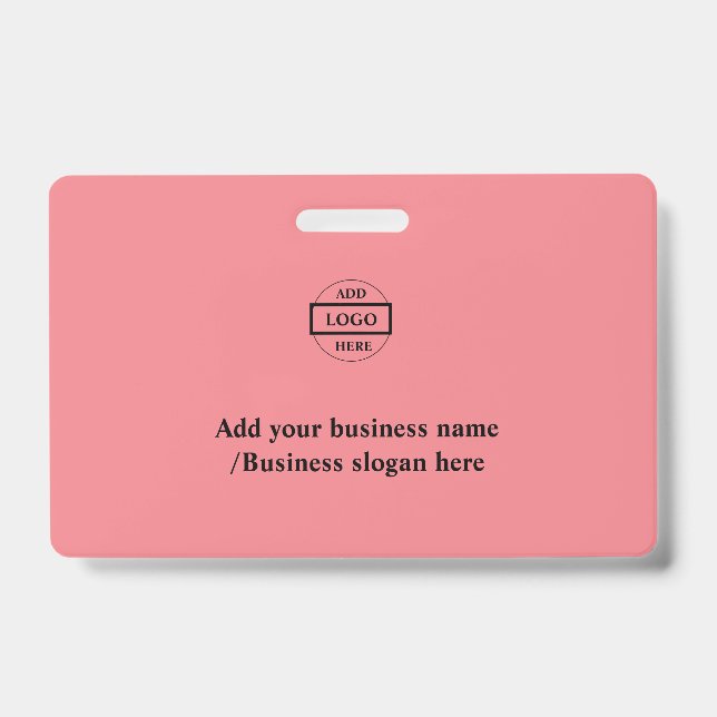 Logo personnalisé élégant et simple ici badge de l (Avant)