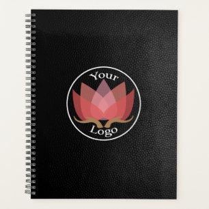 LOGO personnalisé en cuir noir
