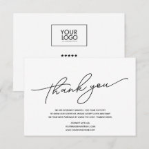 Logo personnalisé Entreprise Merci