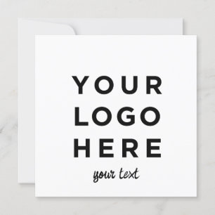 Logo personnalisé et carré de script texte