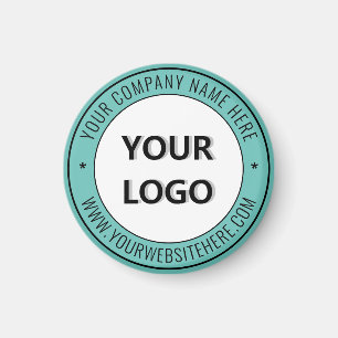 Logo personnalisé et texte commercial Magnet promo
