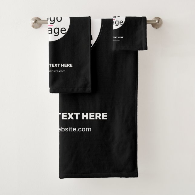 Logo personnalisé Extravagant Business Chic Noir (En situation)