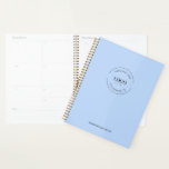 Logo personnalisé minimaliste blanc simple marqué<br><div class="desc">Faites une impression durable avec le Simple Blanc Minimaliste Personnalisé Logo Branded Blue Planner. Ce planificateur vous permet de promouvoir votre entreprise de manière simple et élégante tout en offrant un cadeau pratique et professionnel à vos clients, clients, vendeurs, personnel, famille et amis. Customisez le planificateur avec votre logo et...</div>