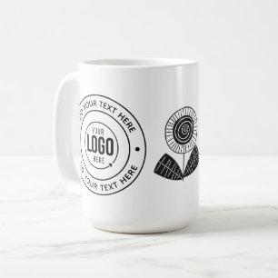 Logo personnalisé & Mug de texte personnalisé - Ca