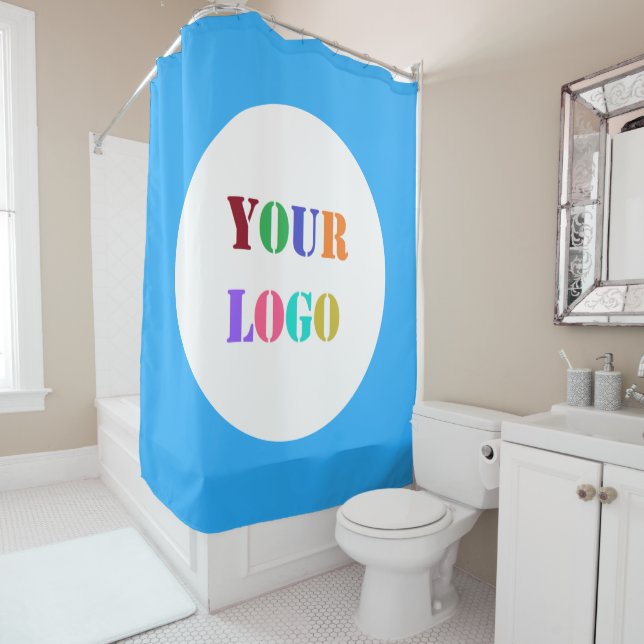 Logo personnalisé ou rideau de douche photo Choisi (En situation)