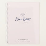 logo personnalisé planificateur d'entreprise<br><div class="desc">un logo simple et personnalisé. Vous pouvez modifier le logo,  les couleurs et le texte de ce carnet de planification.</div>
