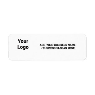 Logo personnalisé simple et élégant ici étiquette