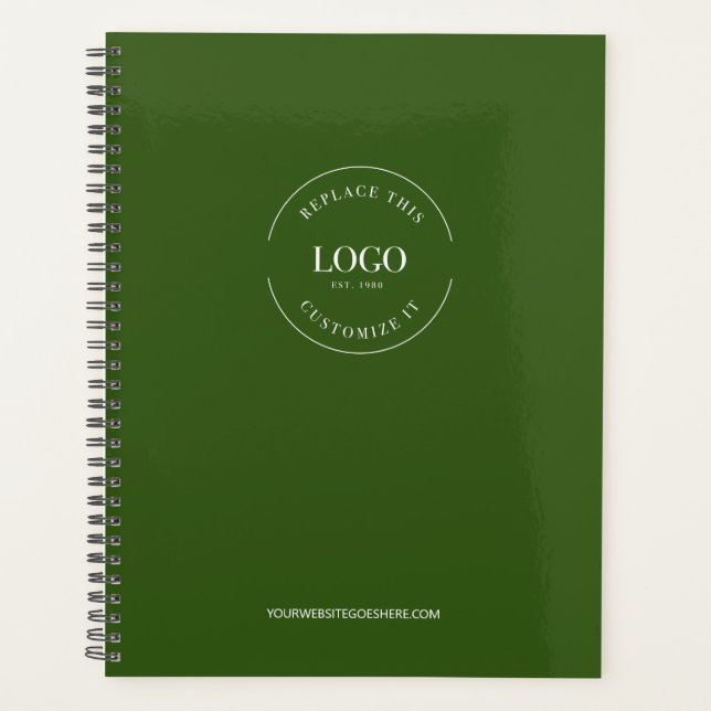 Logo personnalisé site Web Simple Branded Green (Devant)