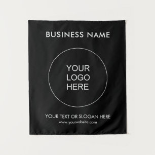 Logo personnalisé Tapisserie de texte fond promoti