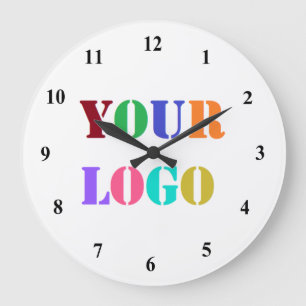 Logo Personnalisé Votre Entreprise Promo Horloge m