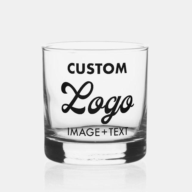 Logo personnalisé Whiskey Tumbler Verre (Recto)