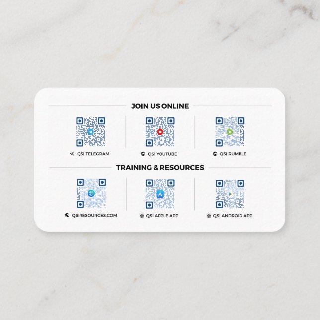 Logo principal QSI - Carte de visite (Dos)
