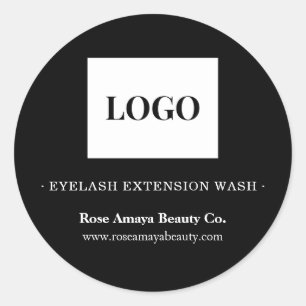 Logo Professionnel Étiquette Nettoyeur Noir Et Bla