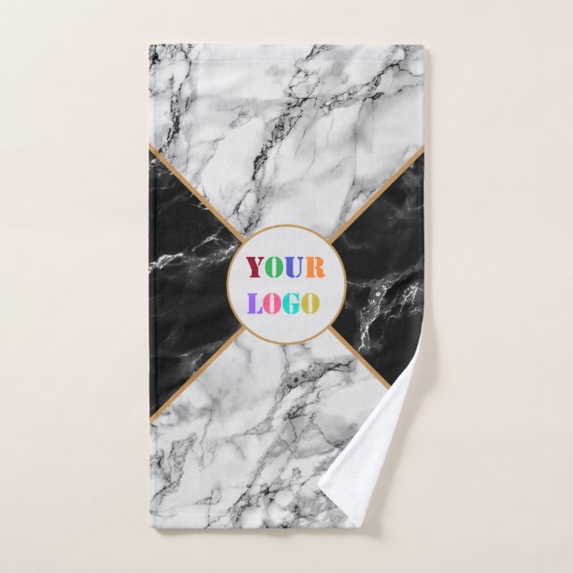 Logo Professionnel Personnalisé Votre Société Serv (Serviette à main)