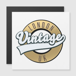 Logo rétro London Vintage Royaume-Uni.