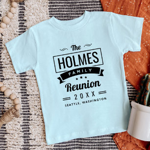 Logo Retro Moderne Famille Reunion