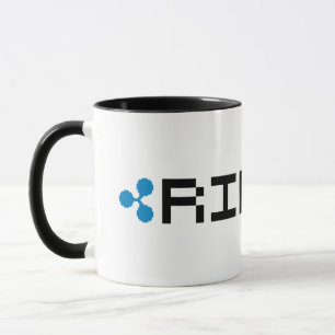 Logo Ripple XRP 8-Bit   Tasse