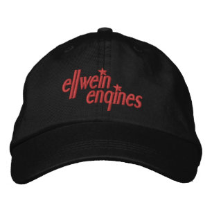 Logo rouge Ellwein Moteurs Casquette de balle