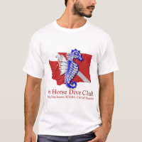 Logo SeaHorse Dive Club t-shirt léger
