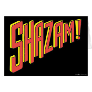 Logo Shazam Rouge/Jaune
