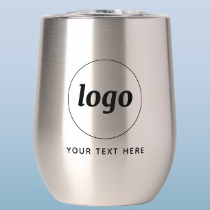 Logo Simple Avec Texte Promotionnel D'entreprise
