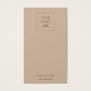 Logo Simple Bijoux à oreille Carte d'affichage Kra