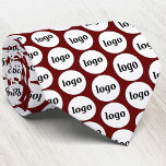Logo simple Business Burgundy Cravate<br><div class="desc">Un logo simple pour favoriser la fidélité de la marque et promouvoir votre petite entreprise. Remplacez le logo par le vôtre et modifiez la couleur arrière - plan dans l'outil de conception pour customiser.</div>