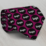 Logo simple Cravate d'entreprise<br><div class="desc">Un logo simple pour favoriser la fidélité de la marque et promouvoir votre petite entreprise. Remplacez le logo par le vôtre et modifiez la couleur arrière - plan dans l'outil de conception pour customiser.</div>