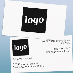 Logo simple et Carte de visite de texte