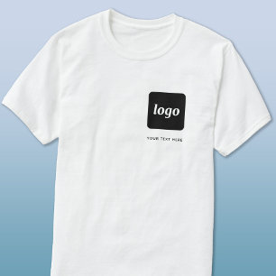 Logo simple et T-shirt Entreprise textuel